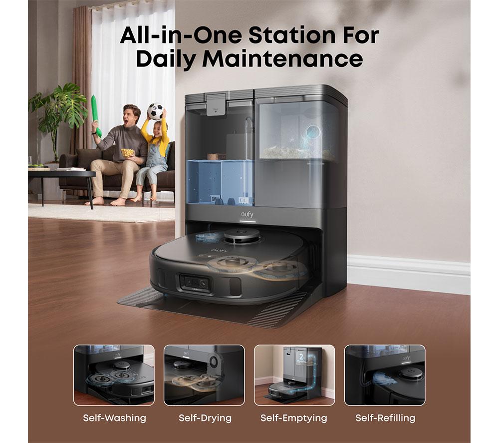 eufy X10 Pro Omni Robot Vacuum & Mop 8000Pa