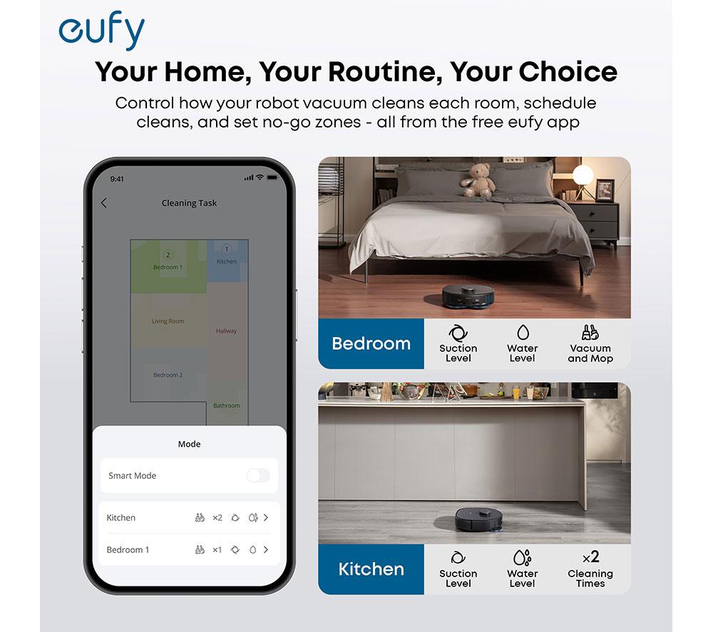 eufy X10 Pro Omni Robot Vacuum & Mop 8000Pa